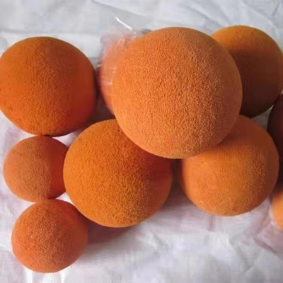 Bolas de esponja de borracha de limpeza padrão de tubo de bomba de concreto de alta qualidade