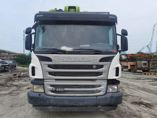 A maquinaria de Zoomlion usou o caminhão da bomba concreta, bomba concreta montada caminhão de 56m