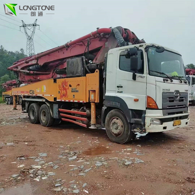 Cor feita sob encomenda bomba concreta usada do caminhão, bomba concreta de Putzmeister 42m da válvula de S