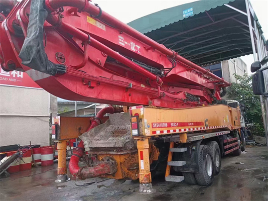 Cor feita sob encomenda bomba concreta usada do caminhão, bomba concreta de Putzmeister 42m da válvula de S