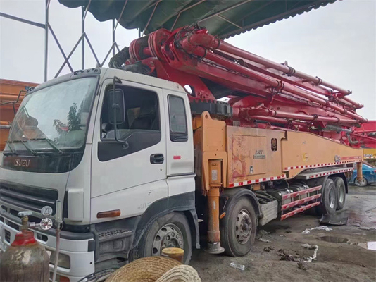 Bomba concreta usada de controle remoto Putzmeister 42m do reboque de Hbc
