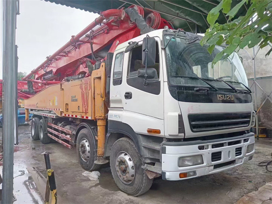 Bomba concreta usada de controle remoto Putzmeister 42m do reboque de Hbc