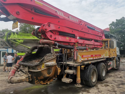 Bomba usada construção do crescimento de Putzmeister da bomba concreta do caminhão com controlo a distância