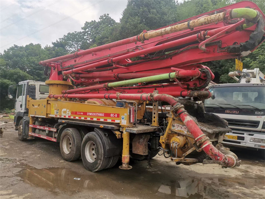 Bomba usada construção do crescimento de Putzmeister da bomba concreta do caminhão com controlo a distância