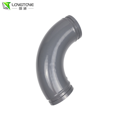 Longtone que curva o cotovelo da parede do gêmeo das tubulações DN125 *90D da bomba concreta