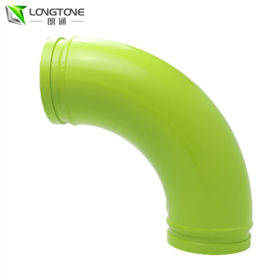 tubulação dobrada cotovelo R1000 R500 das peças da bomba concreta de 4.5mm Thikness Zoomlion