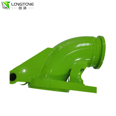 Cotovelo verde da tomada das peças do misturador concreto para a bomba de concreto do crescimento de Zoomlion
