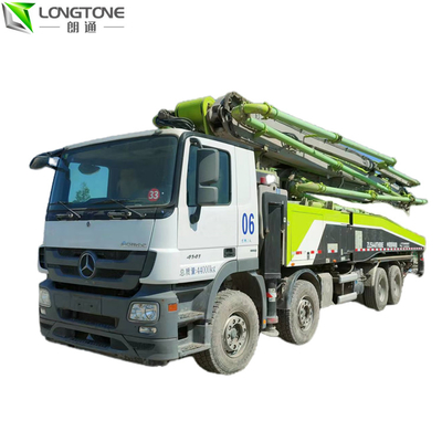 ZOOMLION usou o reboque montou a bomba concreta 56m 180M3/H com sistema hidráulico