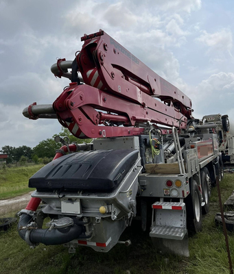 Caminhão articulado 56m superior da bomba concreta do crescimento do tipo HB56K