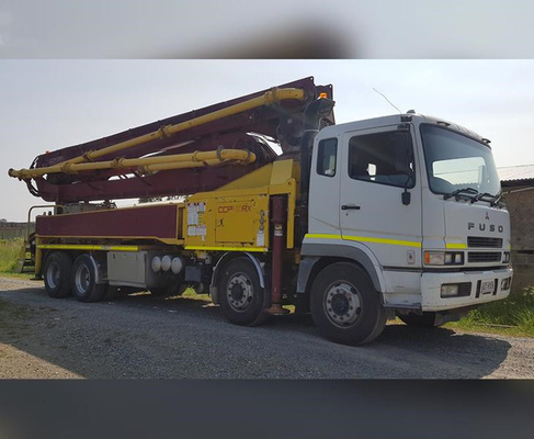 Caminhão articulado 56m superior da bomba concreta do crescimento do tipo HB56K